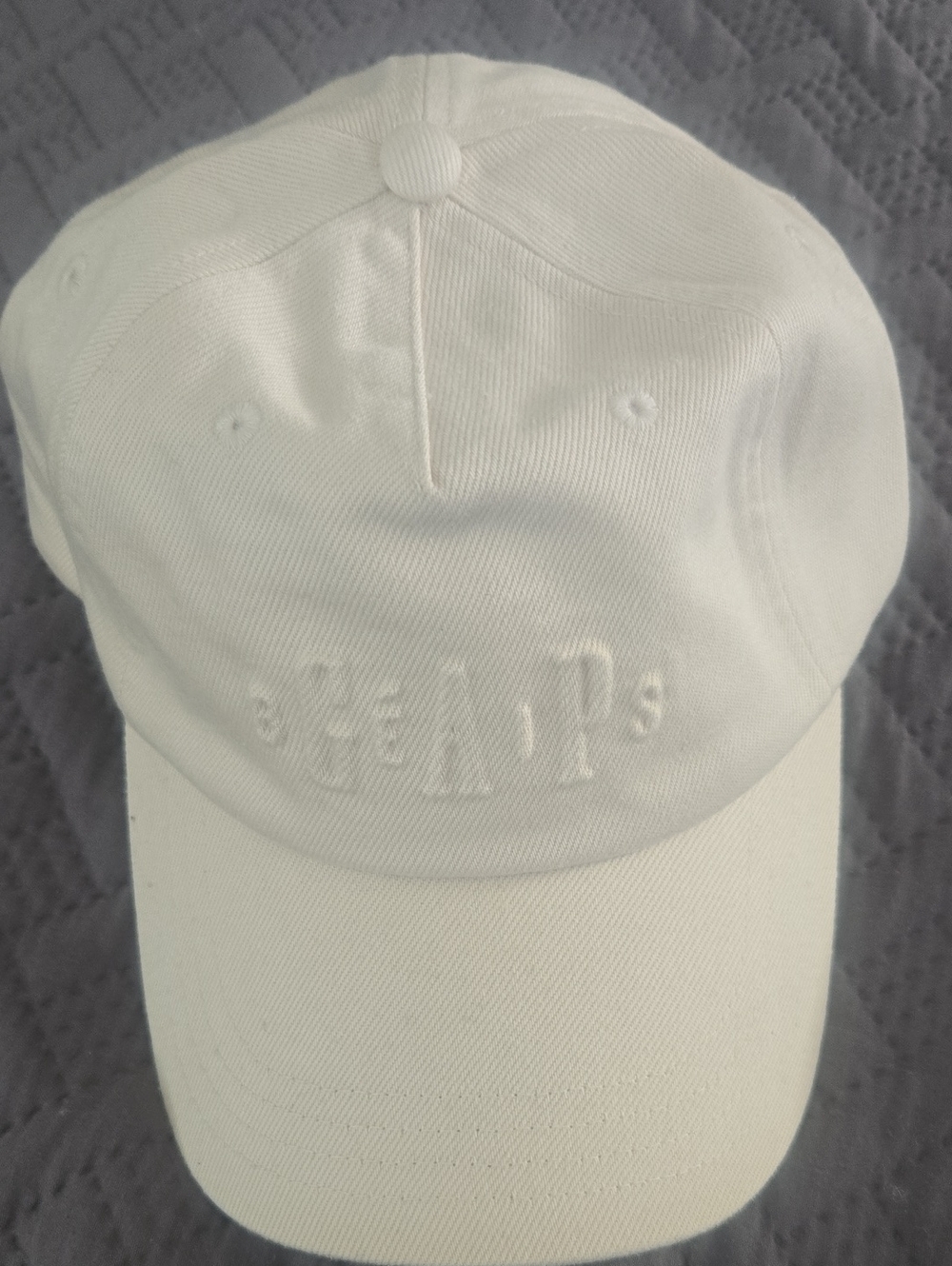 GAP BEIS White Embroidered Baseball Cap, Beige Color UNISEX
